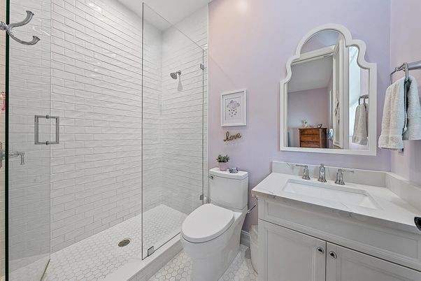 Bathroom, Glass Shower, Interior