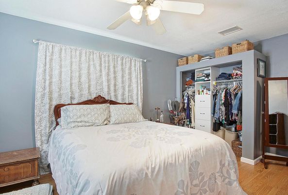 Bedroom, Interior, Wood Texture Flooring