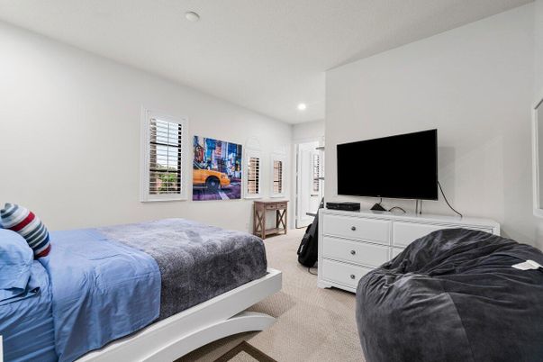 Bedroom, Interior, Recessed Lighting
