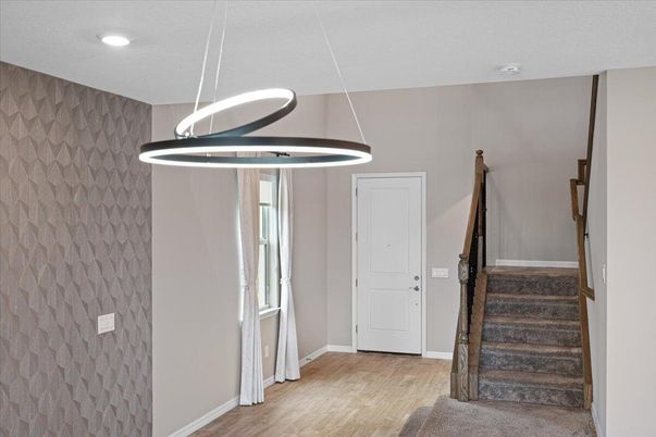 Interior, Pendant Lights, Recessed Lighting, Wood Texture Flooring