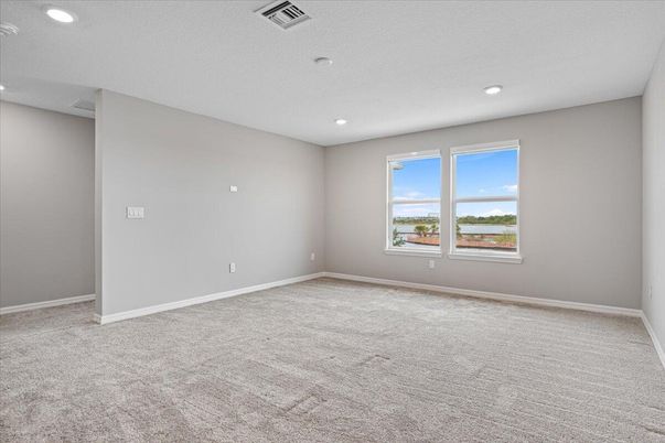 Empty room, Interior, Recessed Lighting