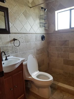 Bathroom, Interior, Stone Walls