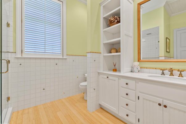 Bathroom, Interior, Wood Texture Flooring