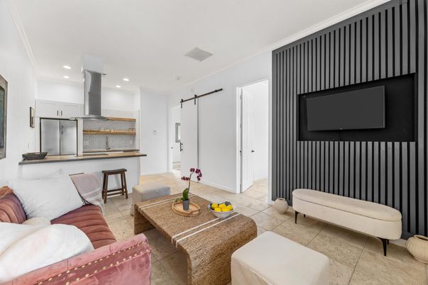 Interior, Kitchen, Living room, Recessed Lighting
