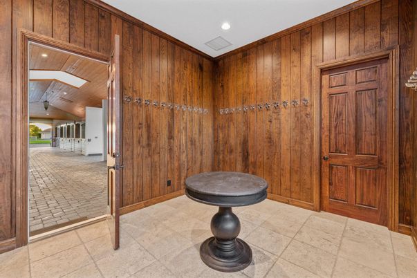 Interior, Recessed Lighting, Wooden Walls