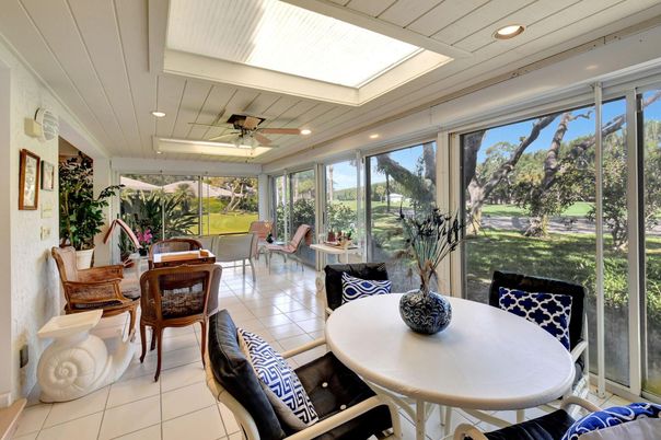 Dining room, Interior, Recessed Lighting, Sun Room