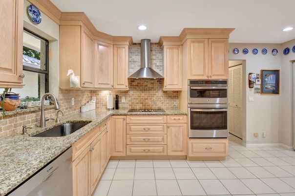 Interior, Kitchen, Recessed Lighting, Stainless Steel Appliances