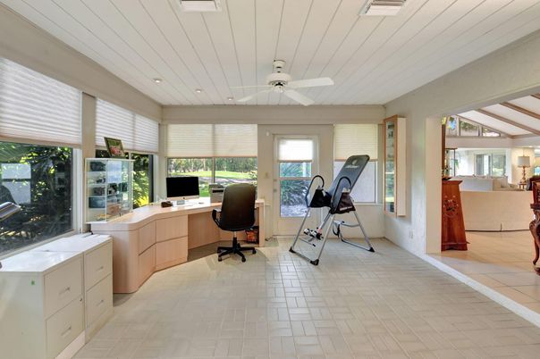 Fitness Equipment, Home Office, Interior, Recessed Lighting