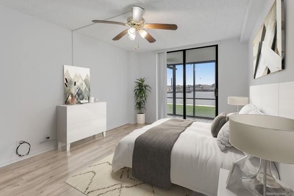 Bedroom, Interior, Wood Texture Flooring