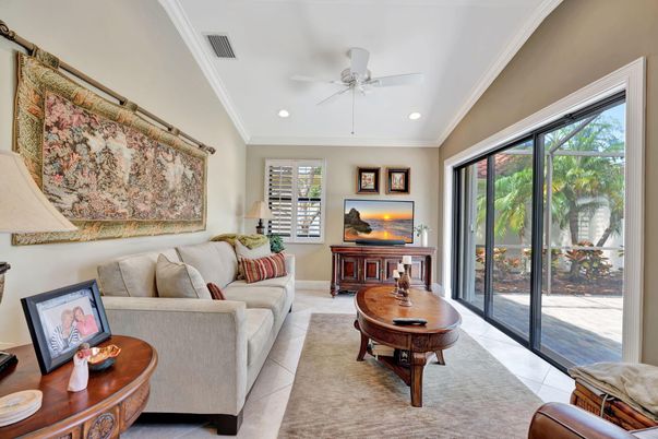 Interior, Living room, Recessed Lighting