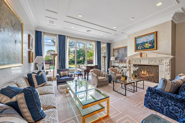 Fireplace, Interior, Living room, Recessed Lighting