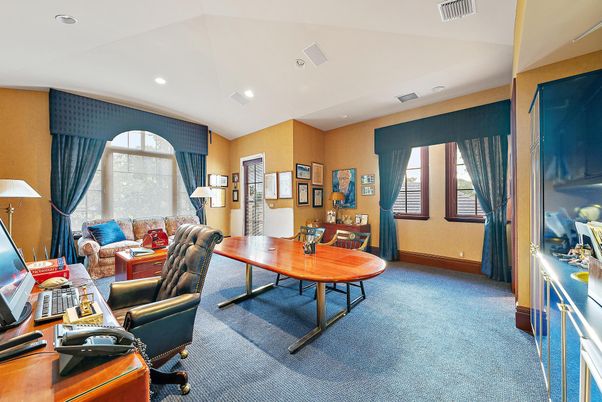 Home Office, Interior, Recessed Lighting