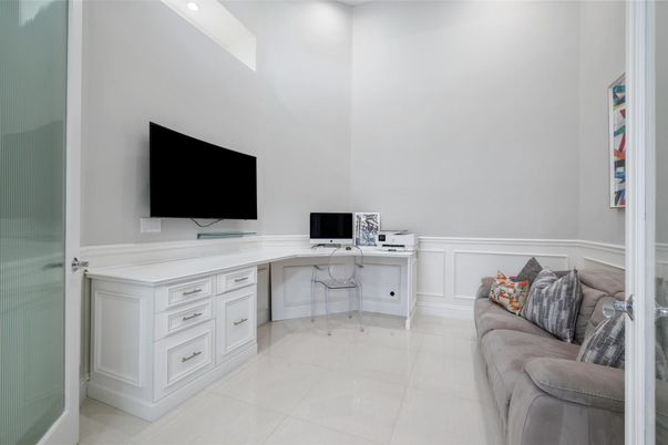 Home Office, Interior, Recessed Lighting