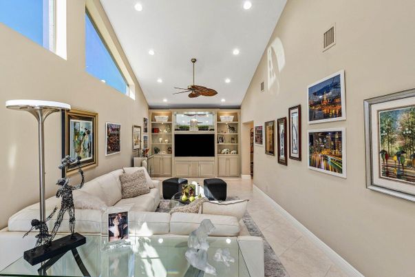 Interior, Living room, Recessed Lighting
