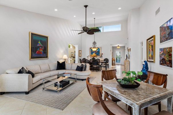 Dining room, Interior, Living room, Pendant Lights, Recessed Lighting