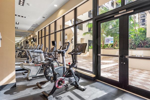 Fitness Equipment, Gym, Interior, Recessed Lighting