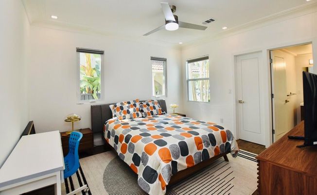 Bedroom, Interior, Recessed Lighting