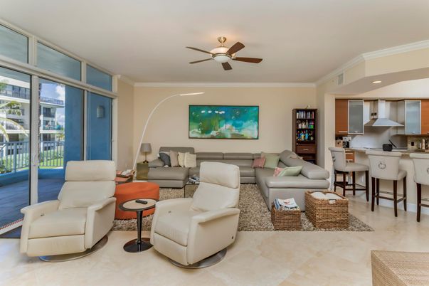 Interior, Kitchen, Living room, Recessed Lighting