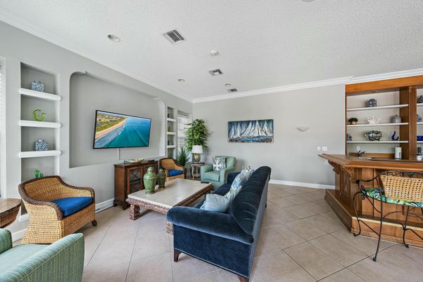 Interior, Living room, Recessed Lighting