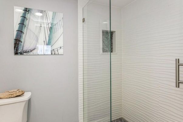 Bathroom, Glass Shower, Interior