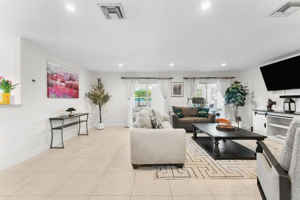 Interior, Living room, Recessed Lighting