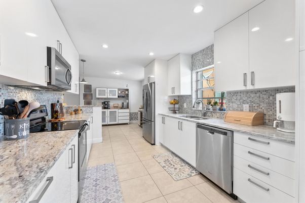 Interior, Kitchen, Recessed Lighting, Stainless Steel Appliances