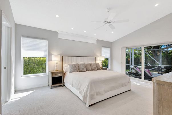 Bedroom, Interior, Recessed Lighting
