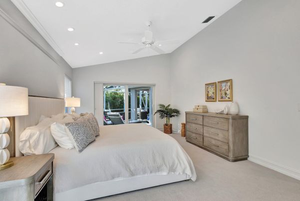 Bedroom, Interior, Recessed Lighting
