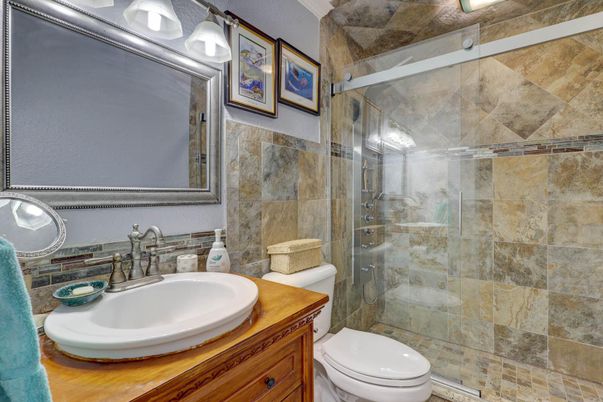 Bathroom, Glass Shower, Interior