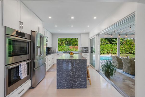 Interior, Kitchen, Recessed Lighting, Stainless Steel Appliances