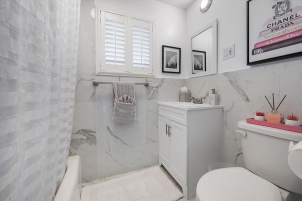 Bathroom, Interior, Marble Walls