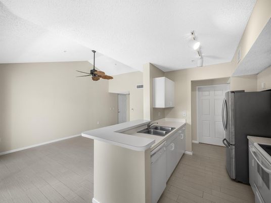 Interior, Kitchen, Wood Texture Flooring