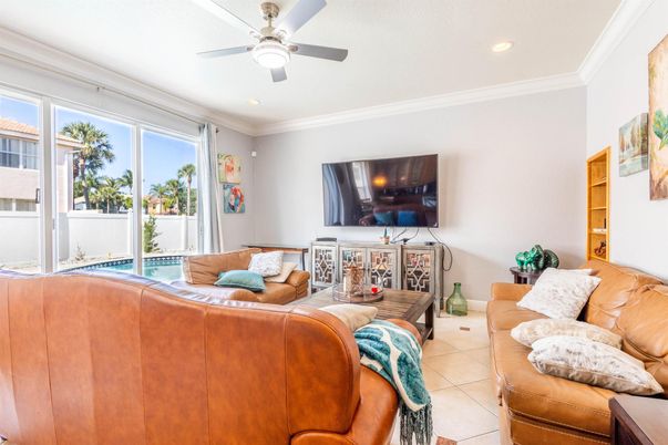 Interior, Living room, Recessed Lighting