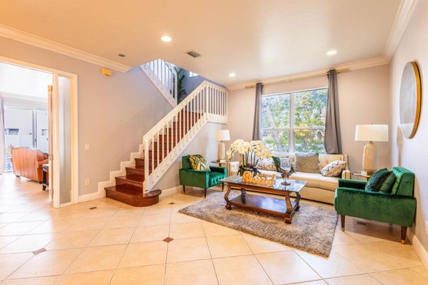 Interior, Living room, Recessed Lighting