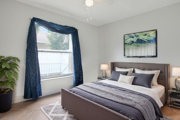 Bedroom, Interior, Wood Texture Flooring