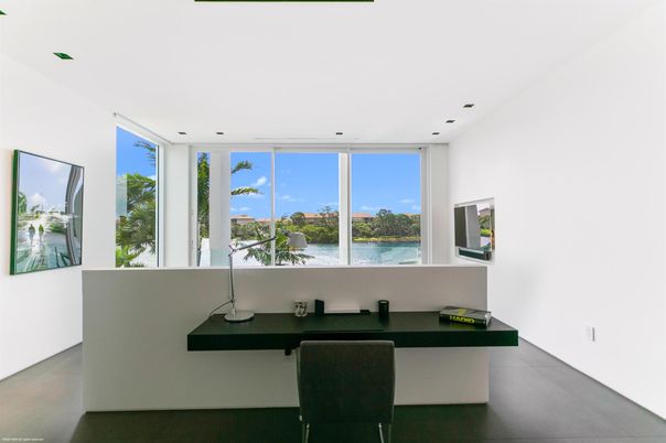Home Office, Interior, Recessed Lighting, Water