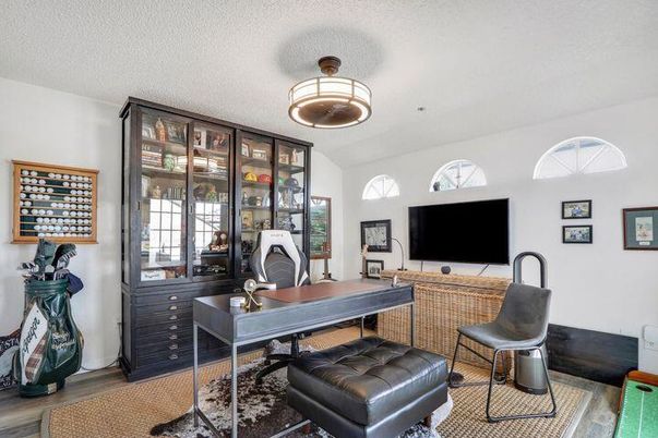 Home Office, Interior, Wood Texture Flooring