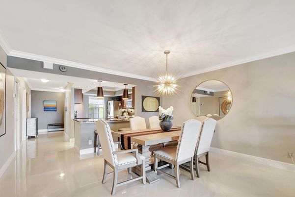 Dining room, Interior, Kitchen, Pendant Lights