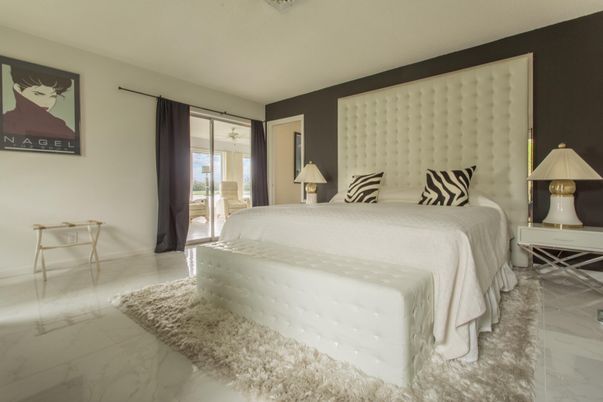Bedroom, Interior, Marble
