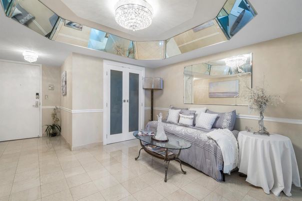Bedroom, Chandelier, Interior