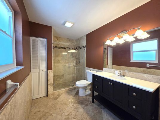 Bathroom, Glass Shower, Interior