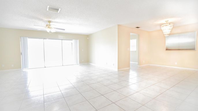 Chandelier, Empty room, Interior