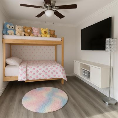 Bedroom, Interior, Wood Texture Flooring