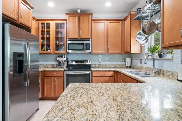 Interior, Kitchen, Recessed Lighting, Stainless Steel Appliances