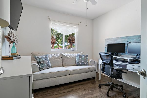 Home Office, Interior, Wood Texture Flooring