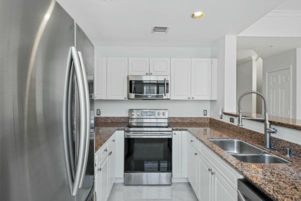 Interior, Kitchen, Recessed Lighting, Stainless Steel Appliances