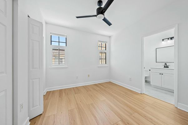 Bathroom, Empty room, Interior, Wood Texture Flooring