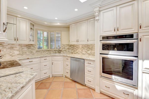 Interior, Kitchen, Recessed Lighting, Stainless Steel Appliances
