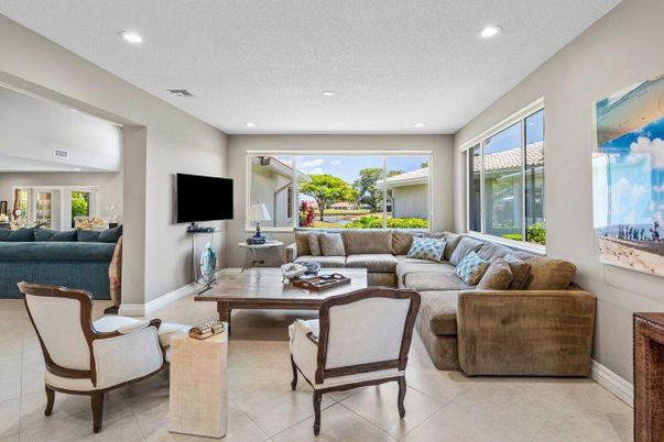 Interior, Living room, Recessed Lighting
