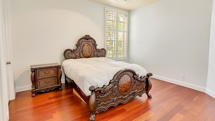 Bedroom, Interior, Wood Texture Flooring